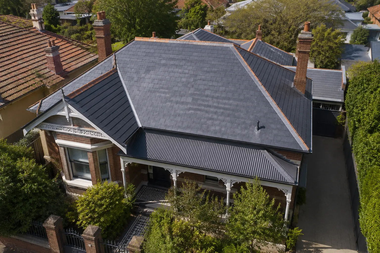 Sydney Slate Roofing Company project
